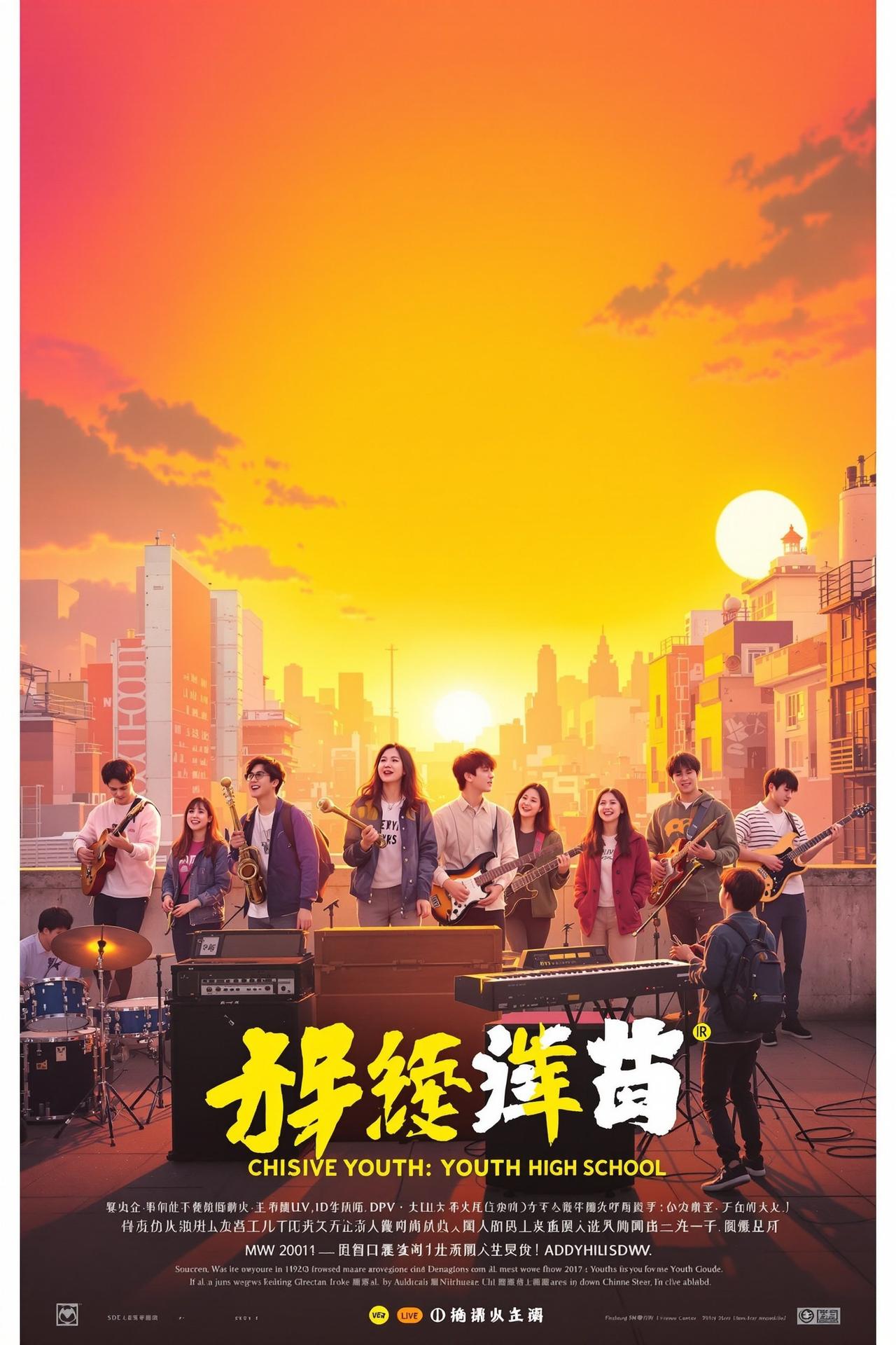 八戒视频作品《青春如歌》电影海报